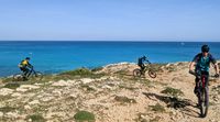 Guided MTB Riders at the eastcoast of Mallorca